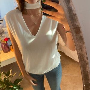 Fun choker tank blouse